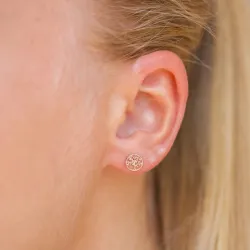 6,5 mm Lebensbaum Ohrstecker in 9 Karat Gold - Gold Collection