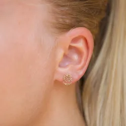 Lebensbaum Ohrstecker in 9 Karat Gold - Gold Collection