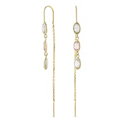 Ohrringe in 9 Karat Gold mit Zirkon - Gold Collection