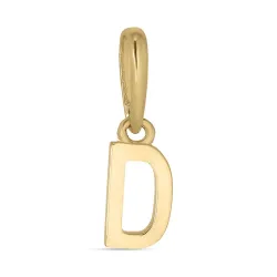 buchstab d Anhänger aus 9 Karat Gold