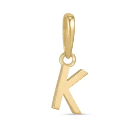 buchstab k Anhänger aus 9 Karat Gold - My Letter