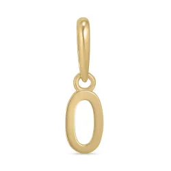 buchstab o Anhänger aus 9 Karat Gold - My Letter