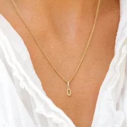 buchstab o Anhänger aus 9 Karat Gold - My Letter