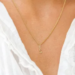 buchstab s Anhänger aus 9 Karat Gold - My Letter