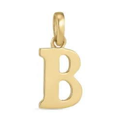 buchstab b Anhänger aus 9 Karat Gold - My Letter
