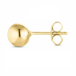 6 mm 1/2 Paar Ohrringe in 14 Karat Gold - Gold Collection