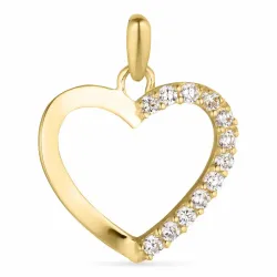 Herz Anhänger aus 14 Karat Gold - Gold Collection