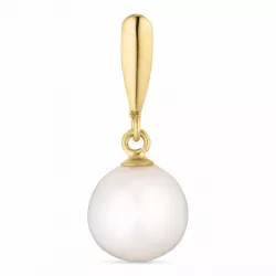 weißem Perle Anhänger aus 14 Karat Gold
