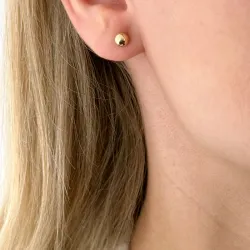 5 mm Kugel Ohrstecker in 14 Karat Gold