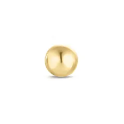 1/2 Paar 5 mm Ohrstecker in 14 Karat Gold - Gold Collection