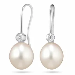 Ohrringe in 14 Karat Weißgold mit