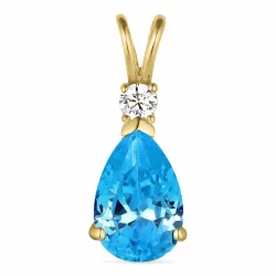 Tropfen Anhänger aus 14 Karat Gold - Gold Collection