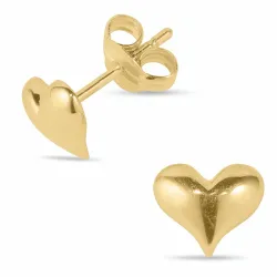 Herz Ohrringe in 14 Karat Gold - Gold Collection
