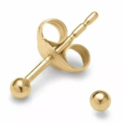 2 mm Kugel Ohrstecker in 14 Karat Gold