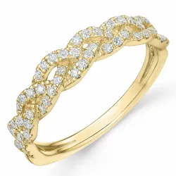 Diamant Ring in 14 Karat Gold 0,334 ct