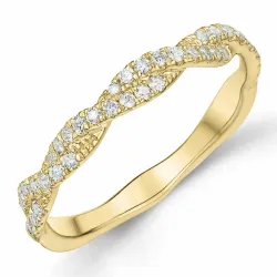Diamant Ring in 14 Karat Gold 0,25 ct