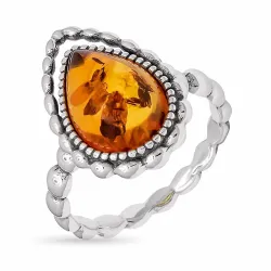 Tropfen Ring aus Silber