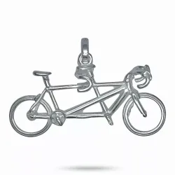 großer Fahrrad Silber Anhänger aus Silber