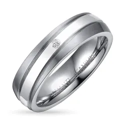 Ring aus Titanium und Silber