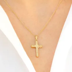 Kreuz Anhänger aus 8 Karat Gold - Amoré