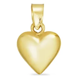 9 x 11 mm Herz Anhänger aus 14 Karat Gold - Amoré
