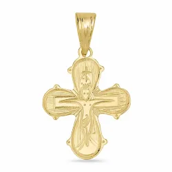 15 x 25 mm Dagmarkreuz aus 8 Karat Gold - Amoré