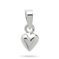 5,5 x 8,5 mm Herz Anhänger aus Silber - Amoré