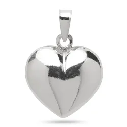 14,5 x 16 mm Herz Anhänger aus Silber - Amoré