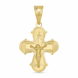 15 x 25 mm Dagmarkreuz aus 14 Karat Gold - Amoré