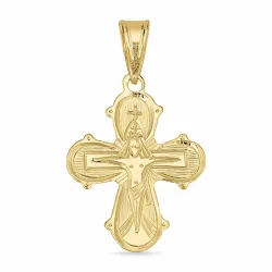 15 x 25 mm Dagmarkreuz aus 14 Karat Gold - Amoré