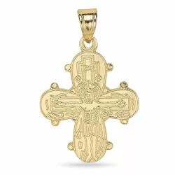 19 x 30 mm Dagmarkreuz aus 8 Karat Gold - Amoré