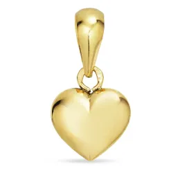 9 x 10 mm Herz Anhänger aus 8 Karat Gold - Amoré