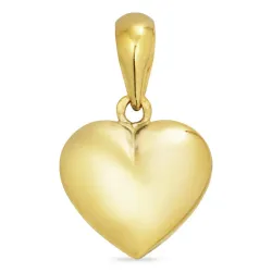 11,5 x 13 mm Herz Anhänger aus 8 Karat Gold - Amoré