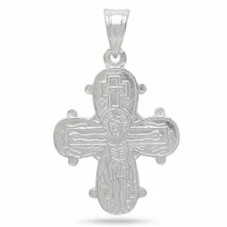 18 x 30 mm Dagmar-Kreuz mit Vater Unser aus Silber - Amoré
