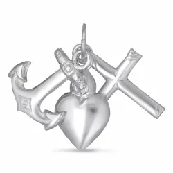Glaube-Hoffnung-Liebe Anhänger aus Silber - Amoré