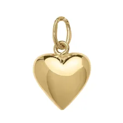 9 x 10 mm Herz Anhänger aus 8 Karat Gold - Amoré