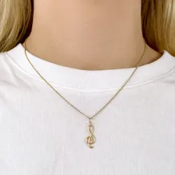 Knoten Anhänger aus 8 Karat Gold