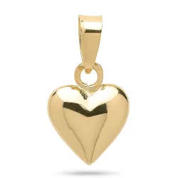 7 x 9,5 mm Herz Anhänger aus 8 Karat Gold - Amoré
