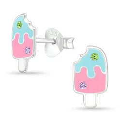 Eis Ohrstecker in Silber - Little Ones