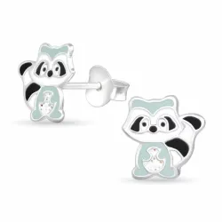 Waschbär Ohrringe in Silber - Little Ones
