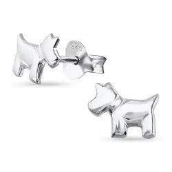 kleinen Hunde Ohrringe in Silber - Little Ones
