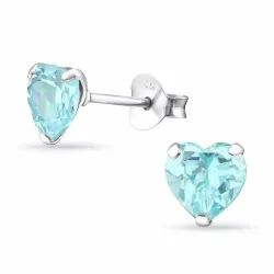 Herzen Zirkon Ohrstecker in Silber - Little Ones