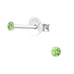 kleinen Bergkristall Ohrringe in Silber - Little Ones