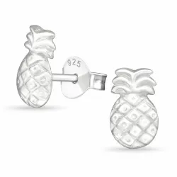 Echten Ananas Ohrringe in Silber