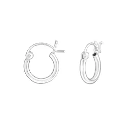 12 mm Kreole in Silber