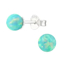 5 mm Kugel Ohrringe in Silber - Little Ones