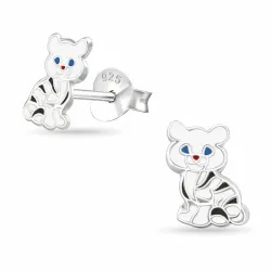 Katzen Ohrringe in Silber - Little Ones