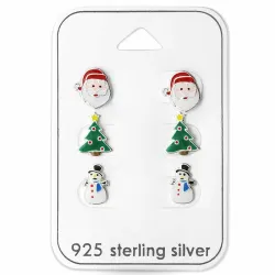 Weihnachten Ohrringe in Silber - Little Ones