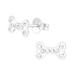 Fleischknochen Ohrringe in Silber - Little Ones