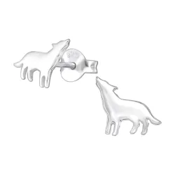 Hunde Kinderohrringe in Silber - Little Ones